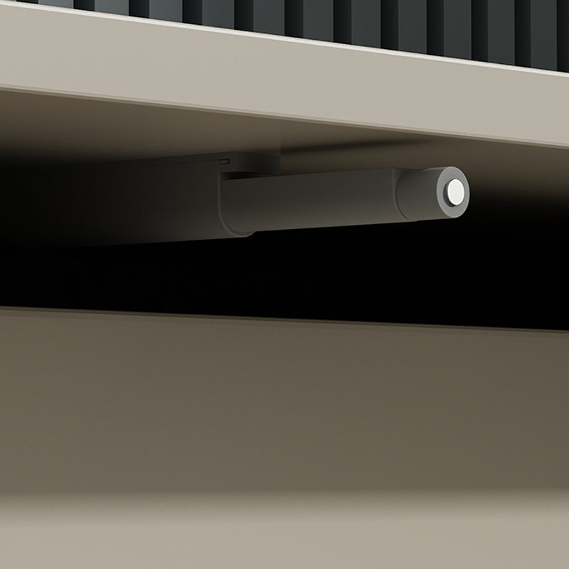 13.77" Wide Modern Accent Chest with 6 Drawers and 4 Straight Black Legs