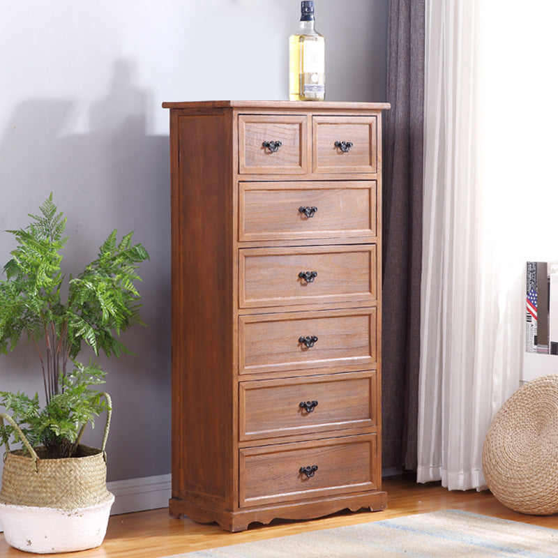 Solid Wood Accent Chest with Drawers 11.81" Wide Rectangle Chest