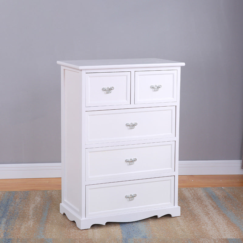 Solid Wood Accent Chest with Drawers 11.81" Wide Rectangle Chest
