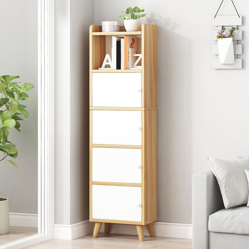 9.84" Wide Accent Cabinet Rectangle Contemporary Wooden Storage Cabinet