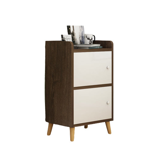 9.84" Wide Accent Cabinet Rectangle Contemporary Wooden Storage Cabinet