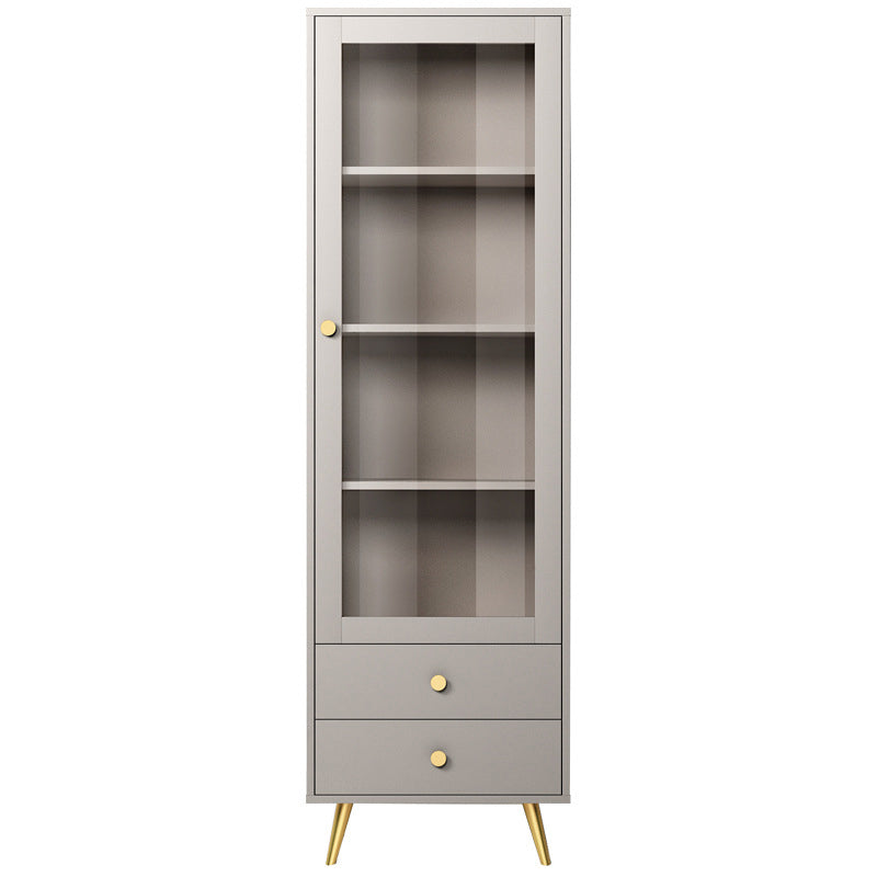 23.62" Wide Wood And Metal 1 - Door Accent Cabinet, 2 - Drawer Accent Cabinet - Wood