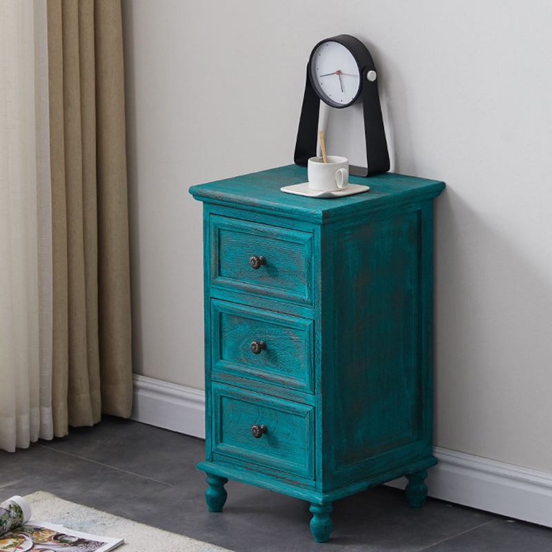 Solid Wood Accent Chest with Drawers Rectangle 13.77" Wide Chest