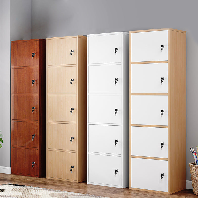 Contemporary Rectangle Wood  With Doors and Knobs Accent Cabinet