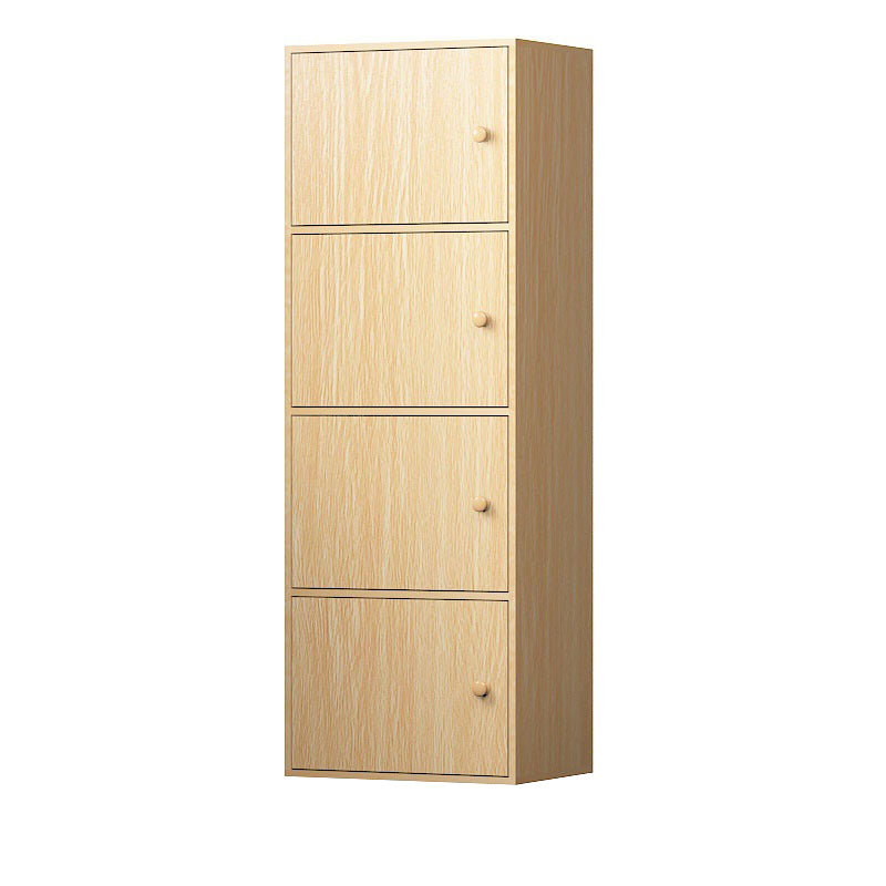 Contemporary Rectangle Wood  With Doors and Knobs Accent Cabinet