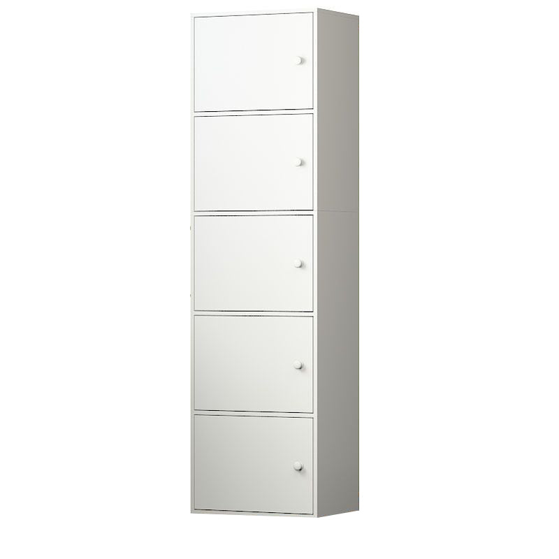 Contemporary Rectangle Wood  With Doors and Knobs Accent Cabinet