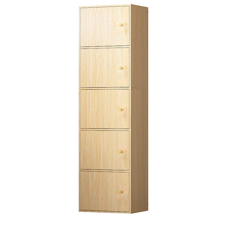 Contemporary Rectangle Wood  With Doors and Knobs Accent Cabinet