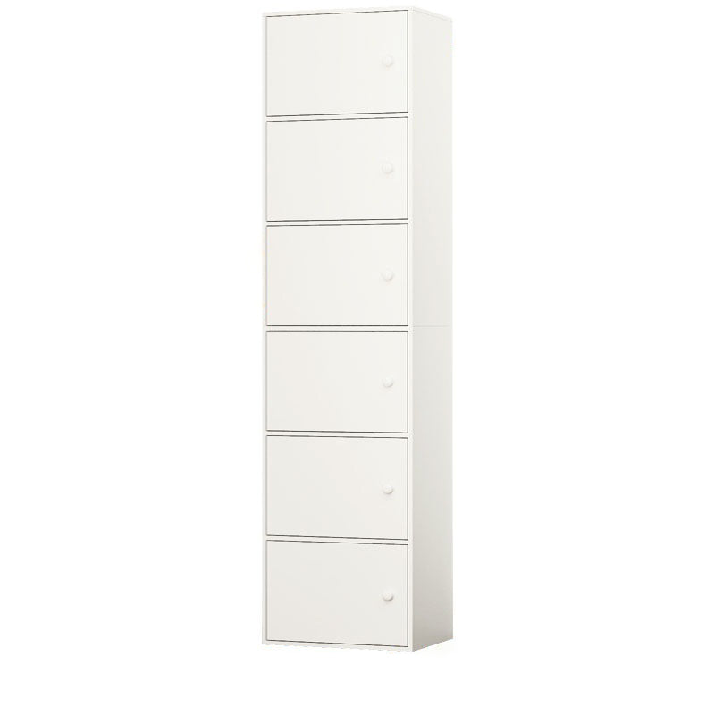 Contemporary Rectangle Wood  With Doors and Knobs Accent Cabinet