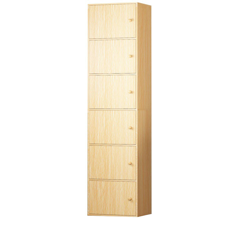 Contemporary Rectangle Wood  With Doors and Knobs Accent Cabinet