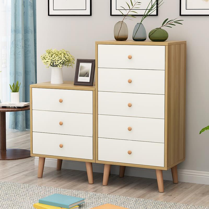 Wood Accent Chest with Straight Legs Rectangle 15.74" Wide Chest