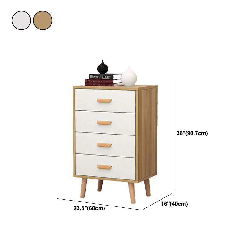Wood Accent Chest with Straight Legs Rectangle 15.74" Wide Chest