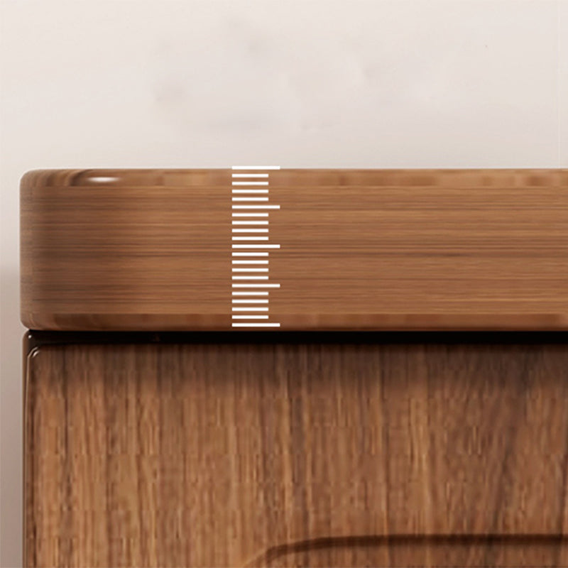 Wood Accent Cabinet with Drawers 14.96" Wide Modern Standard Side Cabinet