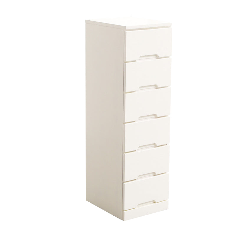 44.09" H Mid-Century Modern Solid Wood Accent Chest with 6 Drawers