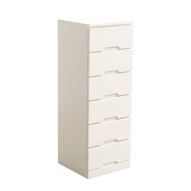 44.09" H Mid-Century Modern Solid Wood Accent Chest with 6 Drawers