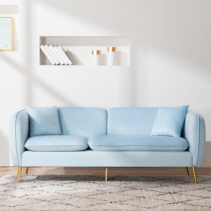 Contemporary Tuxedo Arm Sofa 30.31" Wide Standard Sofa for Living Room
