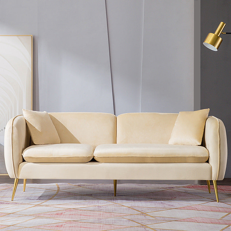 Contemporary Tuxedo Arm Sofa 30.31" Wide Standard Sofa for Living Room