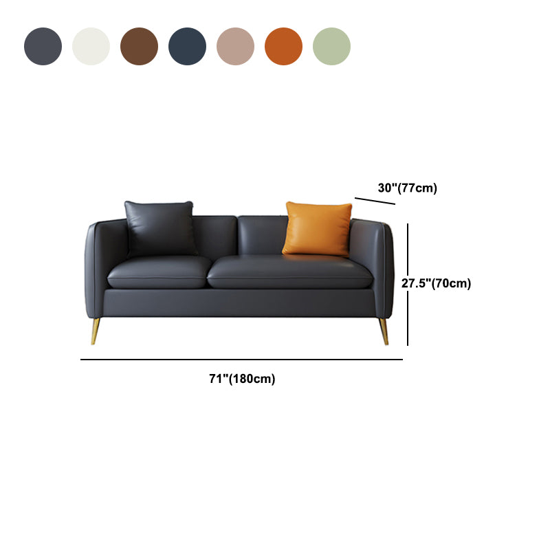 Contemporary Tuxedo Arm Sofa 30.31" Wide Standard Sofa for Living Room