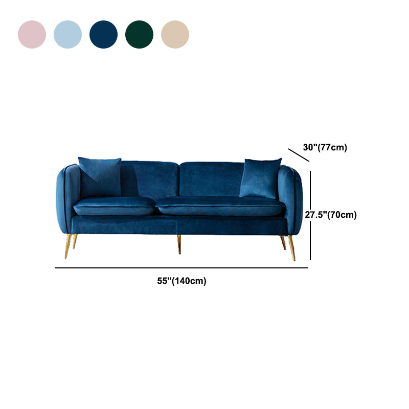Contemporary Tuxedo Arm Sofa 30.31" Wide Standard Sofa for Living Room