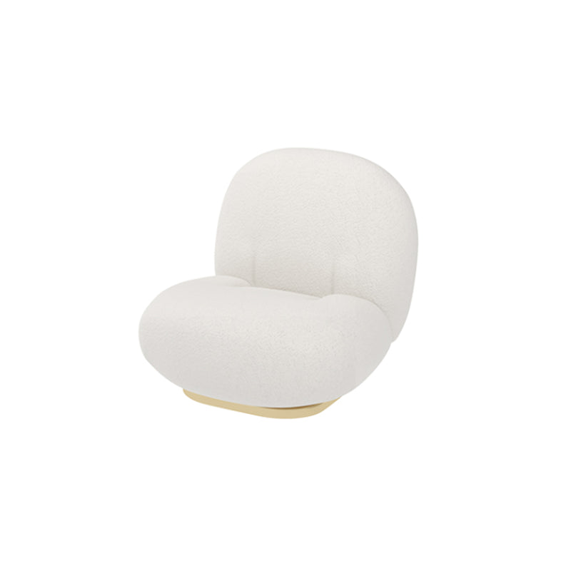 Contemporary Wool Sofa Armless Tight Back Sofa in Beige For Living Room