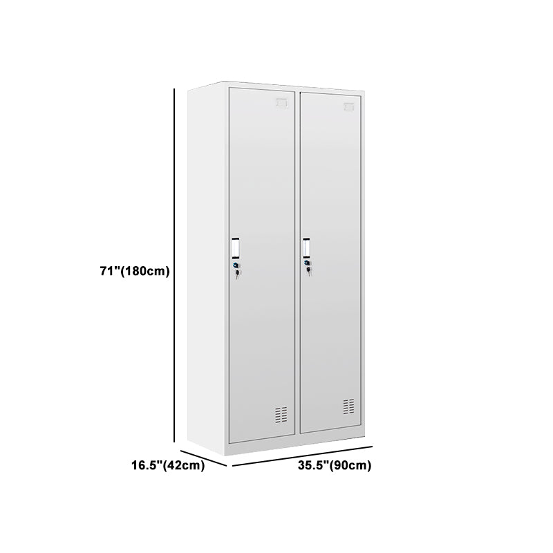 Metal Wardrobe Cabinet Contemporary Hinged Wardrobe Armoire for Bedroom