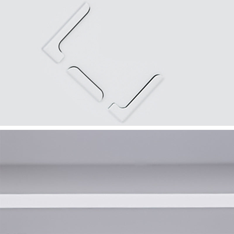 White Steel Wardrobe Cabinet Contemporary Style Wardrobe Armoire