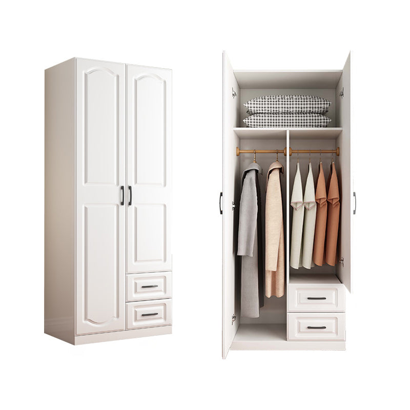 Engineered Wood Wardrobe Armoire Modern Style Wardrobe for Bedroom