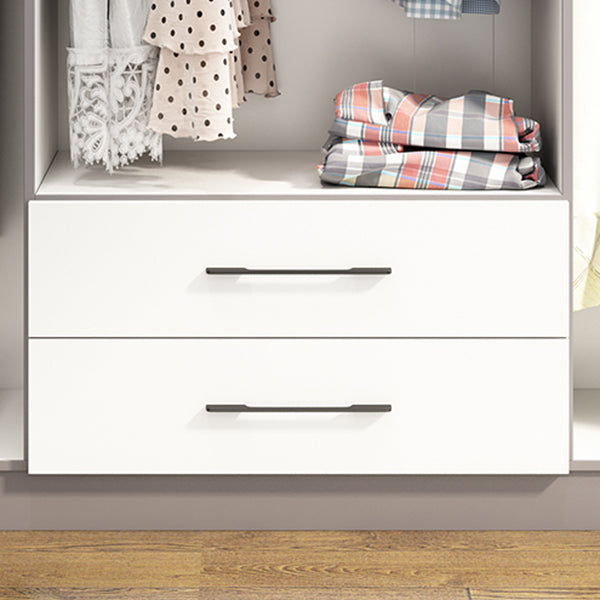 Engineered Wood Wardrobe Armoire Modern Style Wardrobe for Bedroom