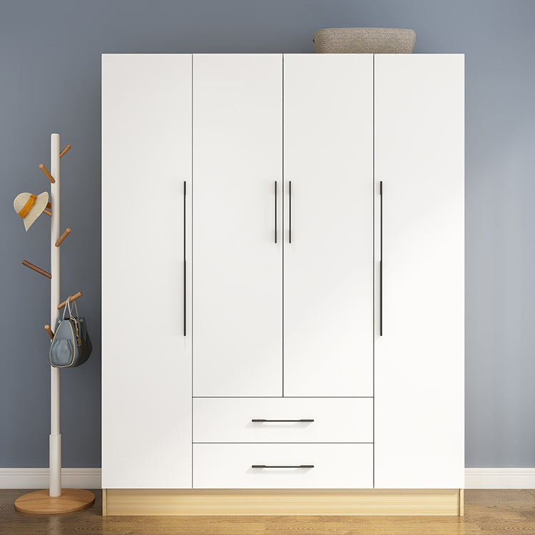 Engineered Wood Wardrobe Armoire Modern Style Wardrobe for Bedroom
