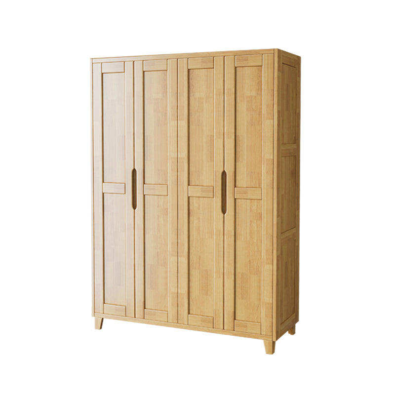 Light Wood Finish Wardrobe Armoire Traditional Wardrobe Cabinet