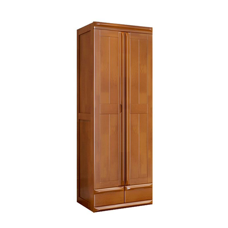 Rubberwood Wardrobe Cabinet With Drawer Traditional Wardrobe Closet