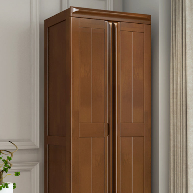 Rubberwood Wardrobe Cabinet With Drawer Traditional Wardrobe Closet