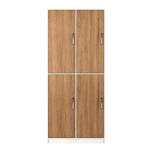 Natural Finish Indoor Cabinet Contemporary Storage Cabinet with Hinged Door
