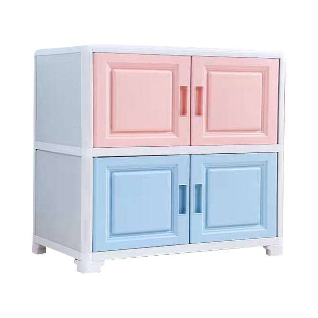 Contemporary Style Bedroom Cabinet Plastic Non-Hanging Storage Cabinet