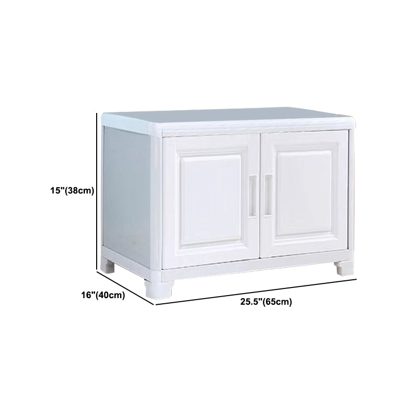Contemporary Style Bedroom Cabinet Plastic Non-Hanging Storage Cabinet