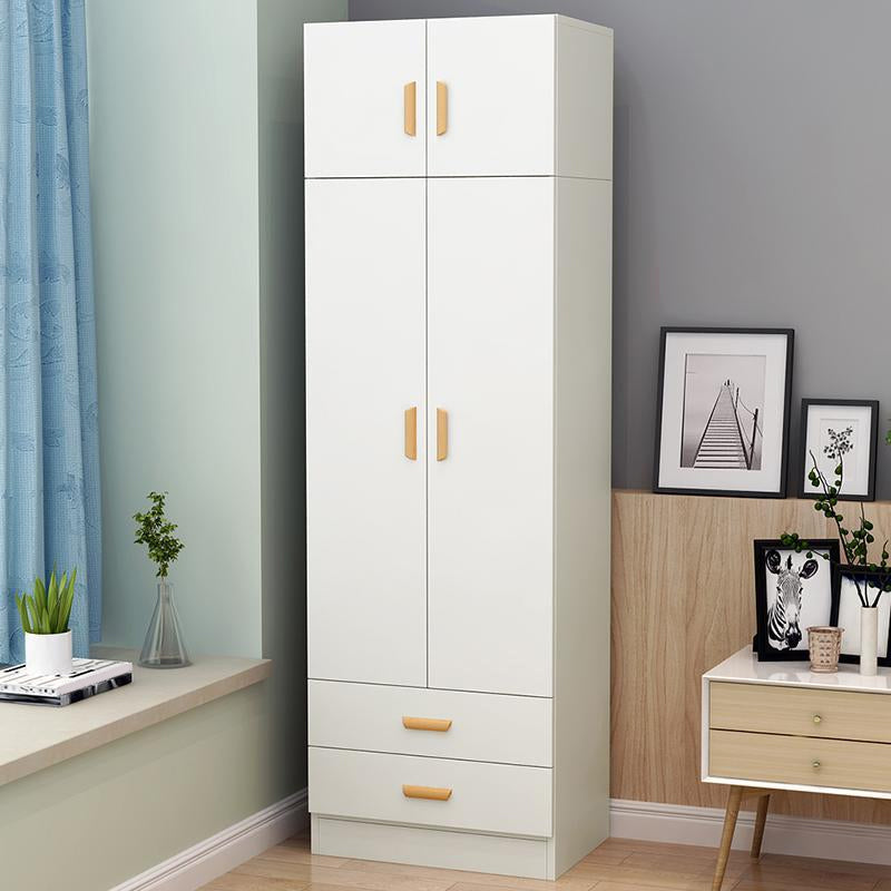 Contemporary Style Wardrobe Armoire Wood Wardrobe Closet for Bedroom