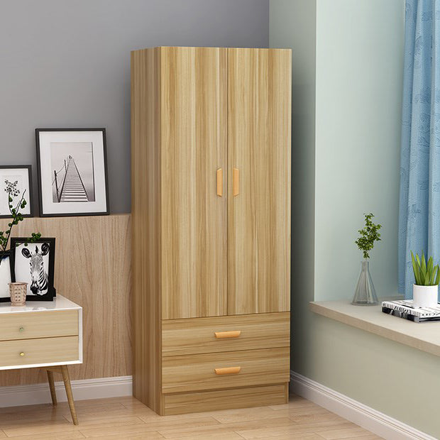 Contemporary Style Wardrobe Armoire Wood Wardrobe Closet for Bedroom