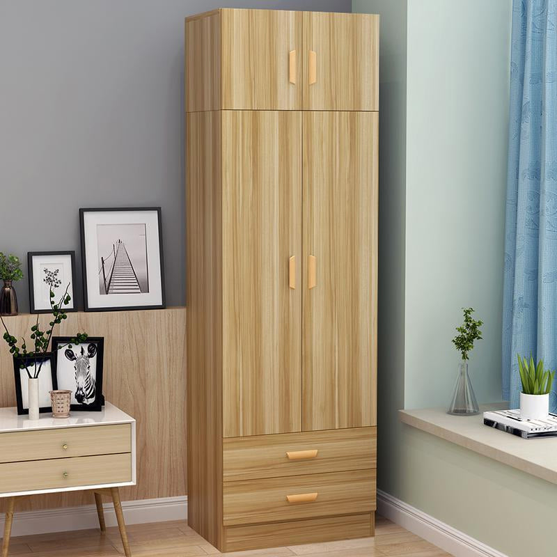 Contemporary Style Wardrobe Armoire Wood Wardrobe Closet for Bedroom
