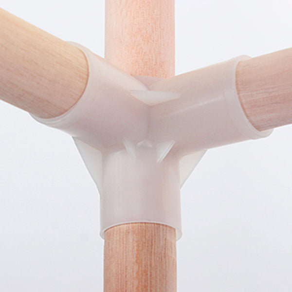 Modern Style Wardrobe Solid Wood 1-Door Wardrobe Closet for Bedroom