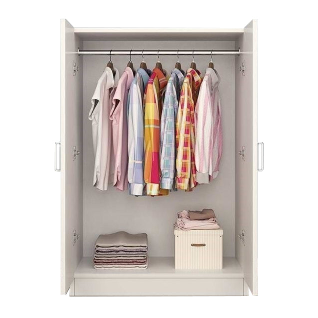 Contemporary Style Wood Wardrobe Soft Close Door Wardrobe Closet for Bedroom