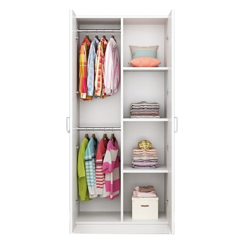 Contemporary Style Wood Wardrobe Soft Close Door Wardrobe Closet for Bedroom