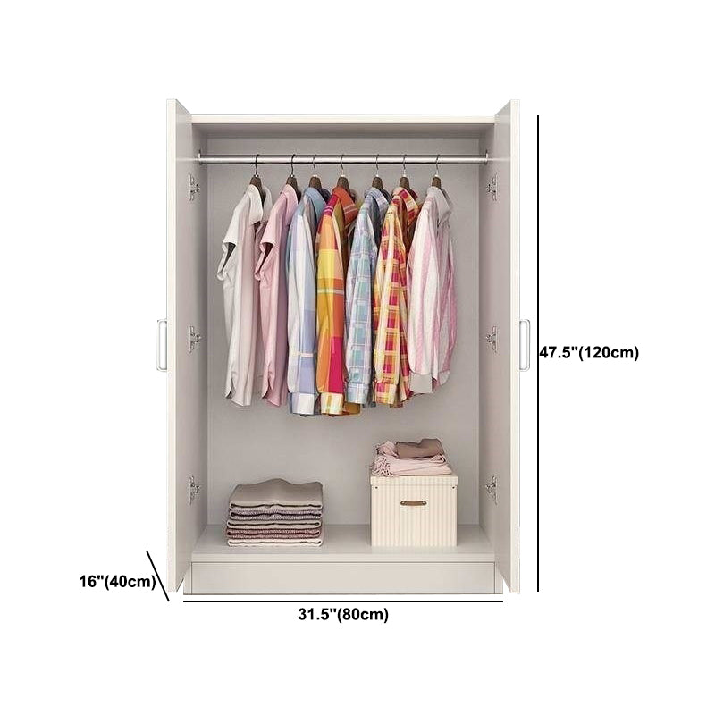 Contemporary Style Wood Wardrobe Soft Close Door Wardrobe Closet for Bedroom