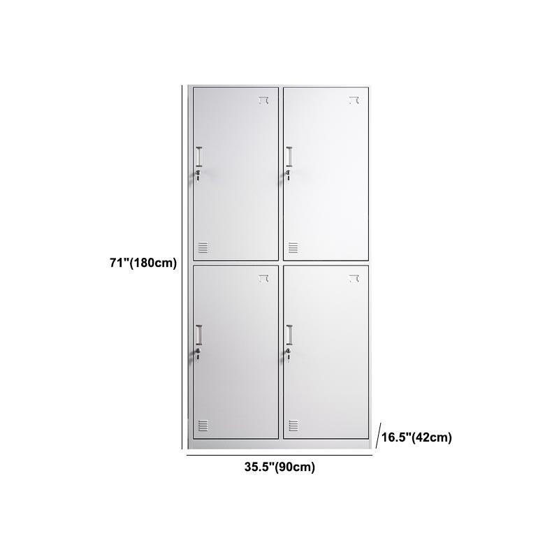 Hinged Modern Wardrobe Armoire Metal Wardrobe Cabinet for Home