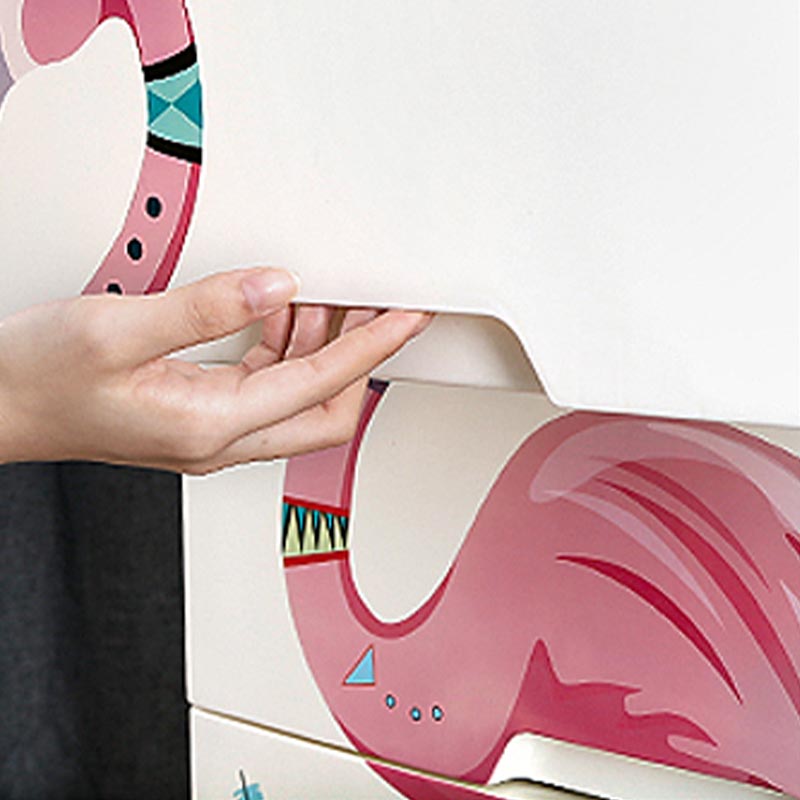 Contemporary Wardrobe Plastic Bedroom Wardrobe Closet with Drawers