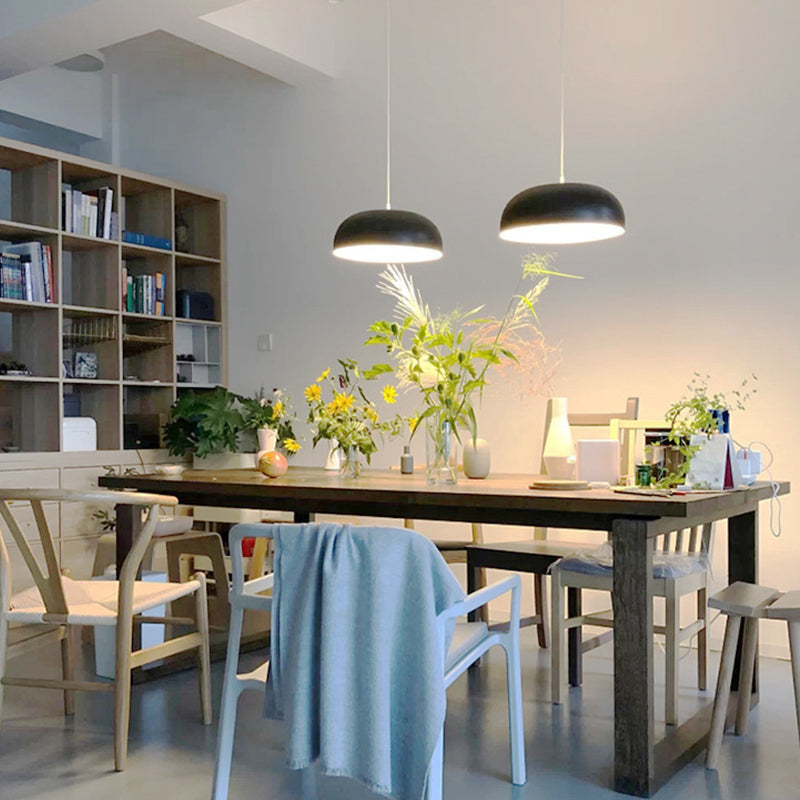 Modern Solid Wood Table for Restaurant Rectangle Table with Sled Base