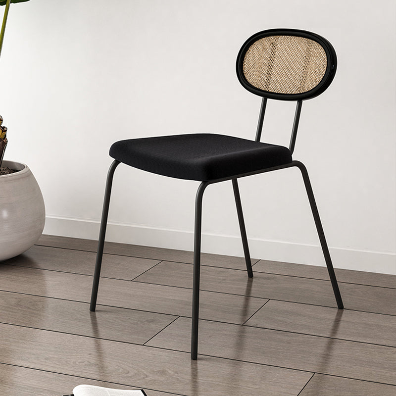 Fabric Side Chair Industrial Design Armless Open Back Side Chairs