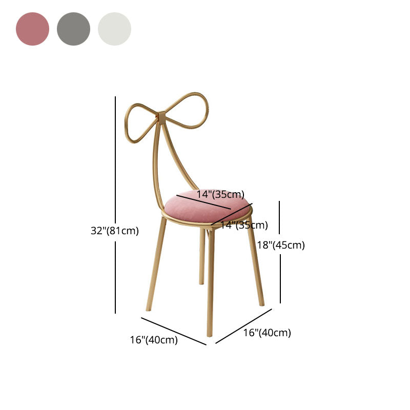 Nordic Style Open Back Chair for Home Upholstered Dining Chairs