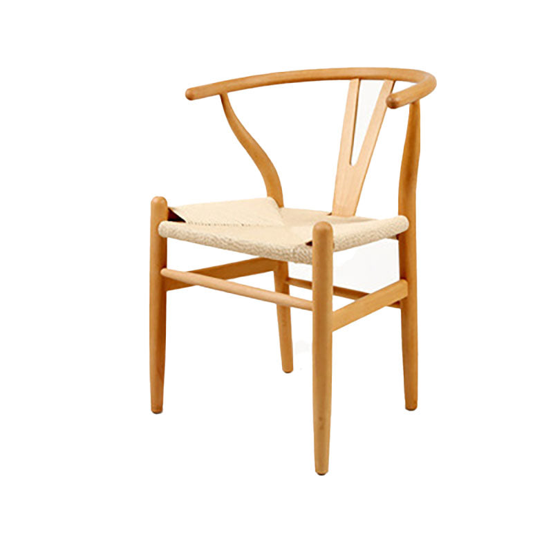 Contemporary Style Dining Chairs Wood Dining Armless Side Chairs