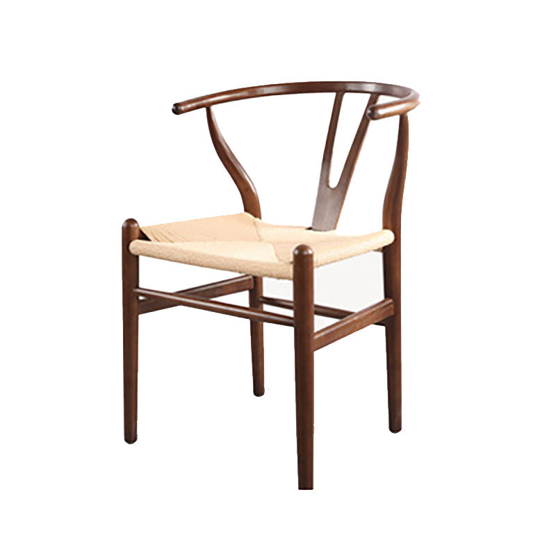 Contemporary Style Dining Chairs Wood Dining Armless Side Chairs