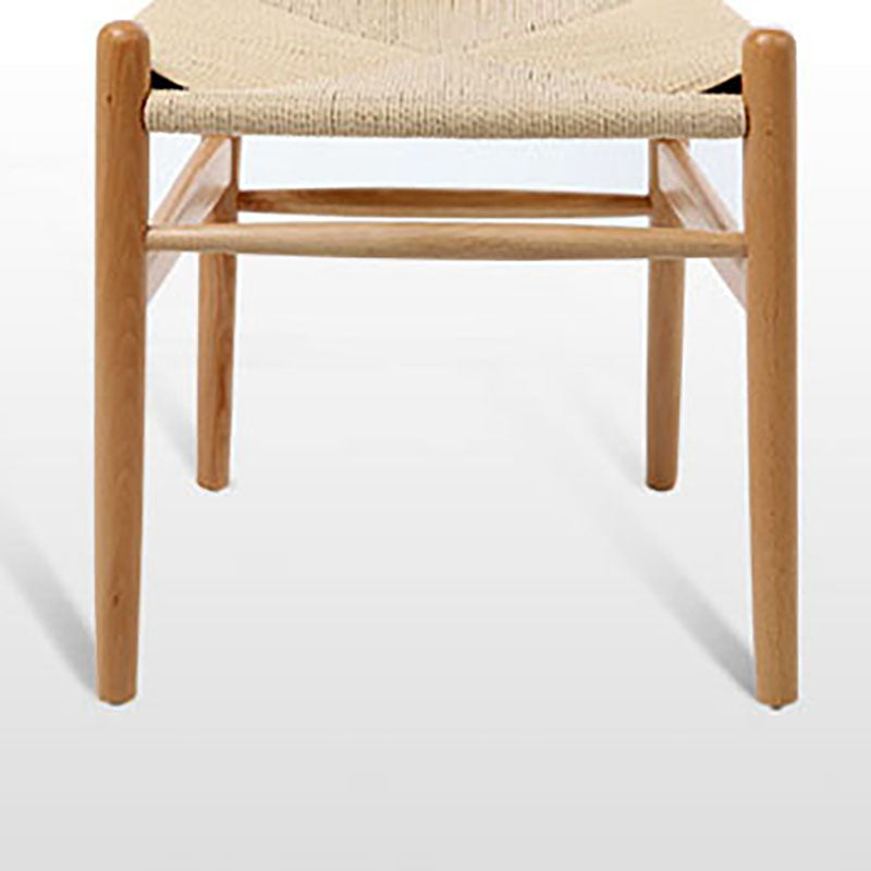 Contemporary Style Dining Chairs Wood Dining Armless Side Chairs