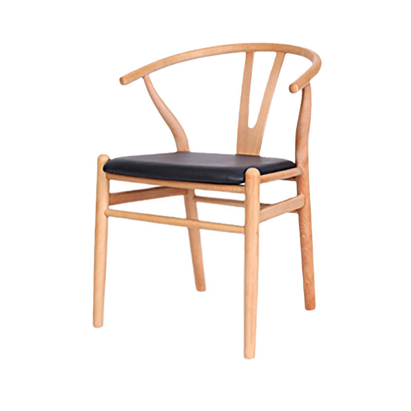Contemporary Style Dining Chairs Wood Dining Armless Side Chairs